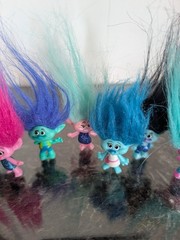 LOT 9 2015-16 DreamWorks Trolls Guy Diamond Queen Poppy + 7