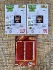 2010 Panini World Cup ERROR Back Cards x 3 Iker Casillas Julio Cesar Rare