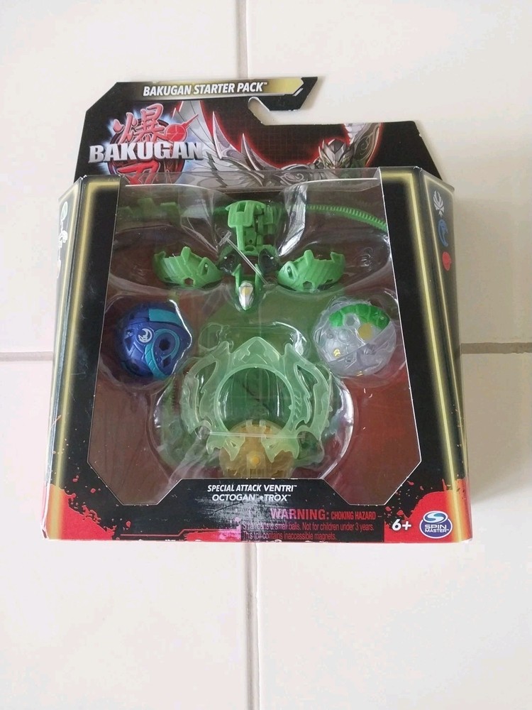Bakugan Starter Pack Generation 3 – Diamond Trox/Octogan/Special Attack Ventri