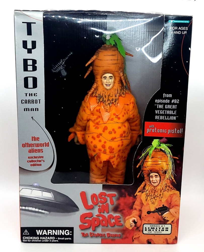 Lost in Space Classic Series Tybo Carrot Man 10″ Figure Sealed Trendmasters 1998