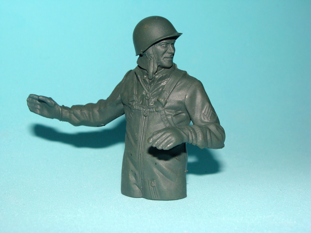 1/16 Heng Long WWII U.S Army Crew Commander Soldier Tanker Figure for RC Tank
