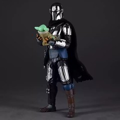 Mafex No.256 Star Wars The Mandalorian Chrome Ver. Action Figure New Sealed