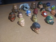Marvel Legends Fodder Heads Lot of 11 Only