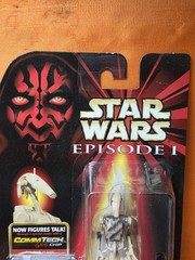 Hasbro NIP BATTLE DROID action figure toy Star Wars Episode 1 w/ COMMTECH CHIP
