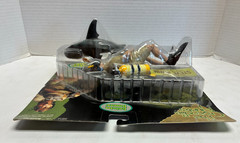 F4 The Crocodile Hunter Scuba Diving Steve Irwin w/Tiger Shark MOC N2 Toys 2000