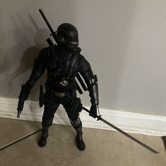 ThreeZero G.I. Joe Snake Eyes 12″ 1/6 Figure Cobra Displayed Loose