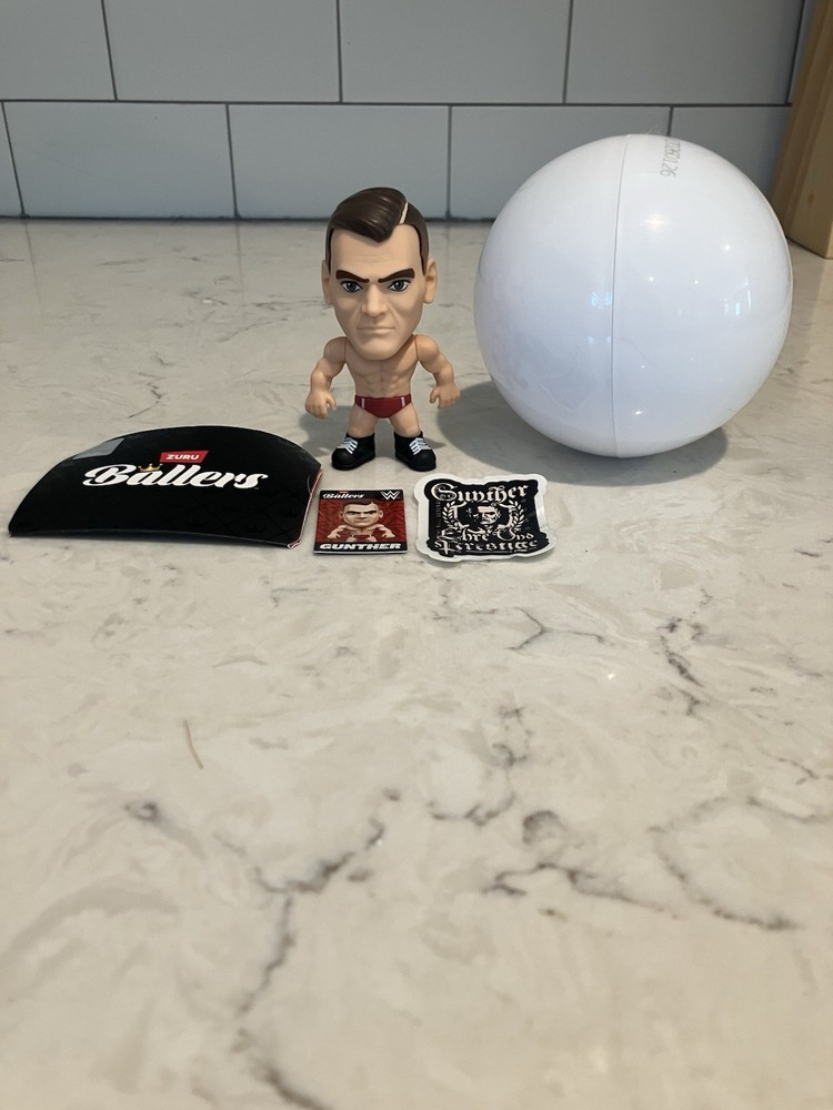 WWE Zuru Ballers – Gunther – with Sticker & Mini Poster – Target Exclusive