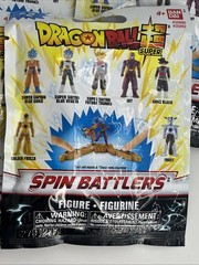 6 Dragon Ball Z #2 Mystery Spin Battlers Figures Bandai 2017 Blind Bag Unknown