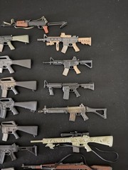 1/6 Scale Weapons Lot. AR-15, M-16, HK SP89, MP5, SL7, AK47 + More
