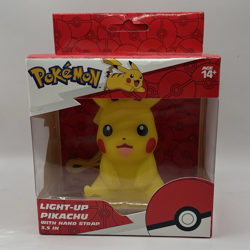 Light-up Pikachu 3.5 in. Figure W/ Hand Strap LED Light Variable – Battery Incl