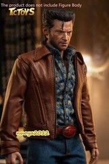 1:6 Wolverine Logan Man Head Hands Clothes For 12″ Male Action Figure Body Toys