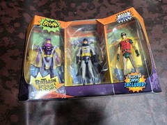 Mattel 1966 Classic TV Series Batman Robin Batgirl 3 Pack Figures