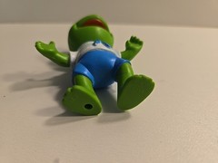 Kermit the Frog Toy Muppet Babies Figure Vintage 1986 PVC Mini 2.25″ HA Inc