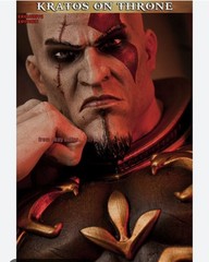 Gaming Heads God of War Kratos Throne Deluxe Edition Statue In Stock NEW 🔥
