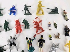 Large Lot of Misc. Vintage ‘Small Size’ 1990’s Action Figure Toys