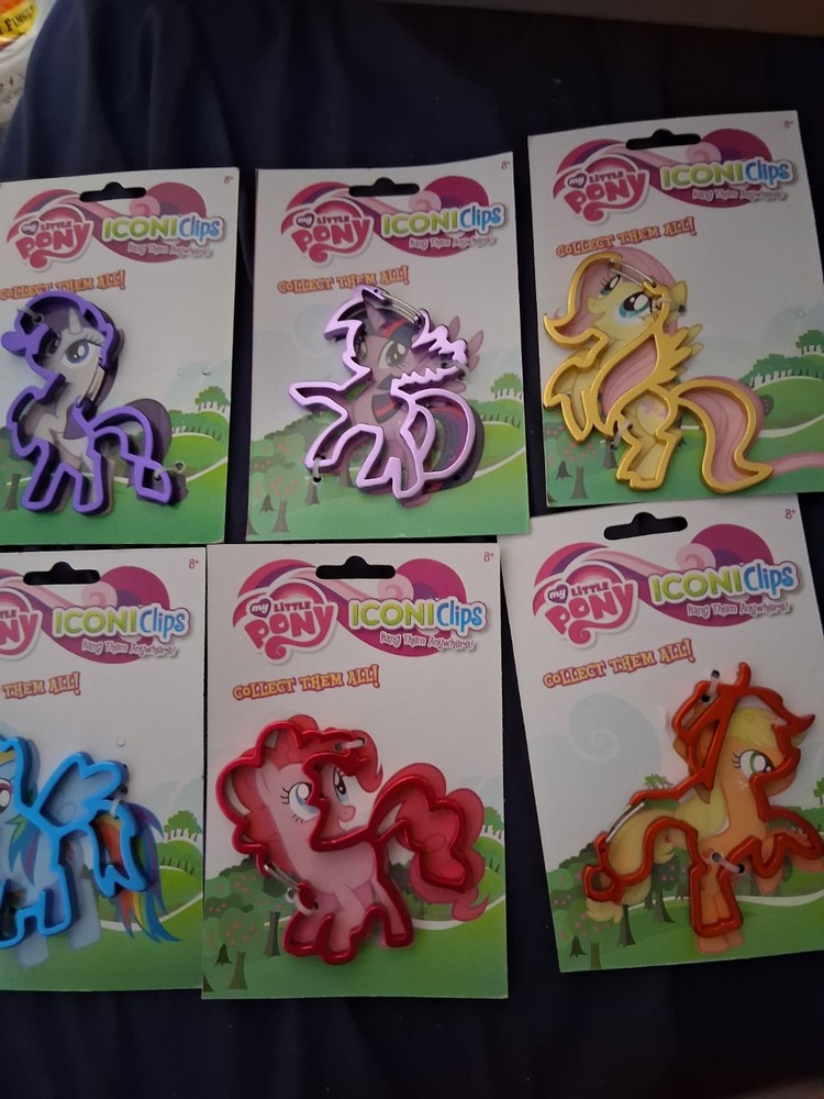 My Little Pony MLP G4 Iconiclips Full Mane 6 Set
