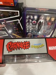 MAFEX Spider-Man Action Figure Lot Spider-Man, Ghost Spider, Carnage, Miles