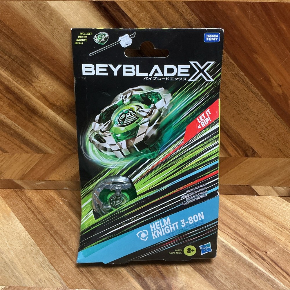 Beyblade X Helm Knight 3 80N Starter Pack Spinning Top Battle Toy