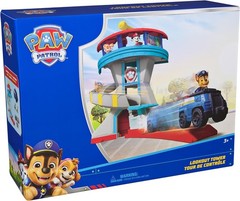 Paw Patrol Lookout Tower, 20-Inch Tower with Chase Action Figures, Rescue Vehicl