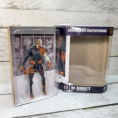 DC Direct Dceased Unkillables Deathstroke 2022 7″ Poseable Figure Open Box