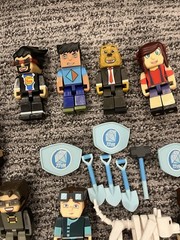 Tube Heroes Huge Toy Figure Lot Minecraft Jazwares With Shields & Accessories