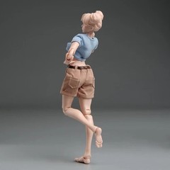 US Romankey X COWL 1/12 Flexible Action Figure 6″ Female Doll Joint Body &Head