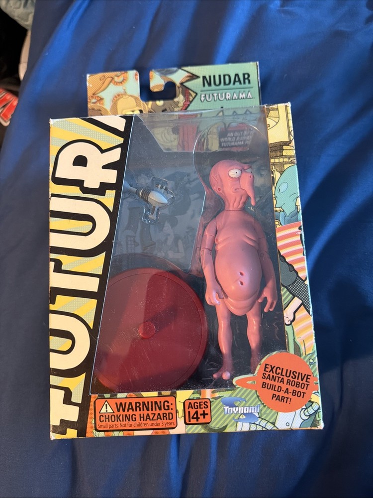 Futurama Toynami Figure Nudar Complete Santa Robot Build A Bot BAF