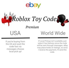💥ONE💥ROBLOX ✅PREMIUM✅ Toy Code Series 2-12 💬SENT IN EBAY MESSAGES💬
