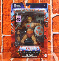 Master Of The Universe He-Man 40th Anniversary MOTU Deluxe Action Figure