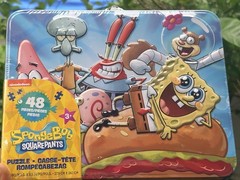 SPONGEBOB SQUAREPANTS 48pc 12.5″ x 15″ sealed** Puzzle in Lunchbox #6063938