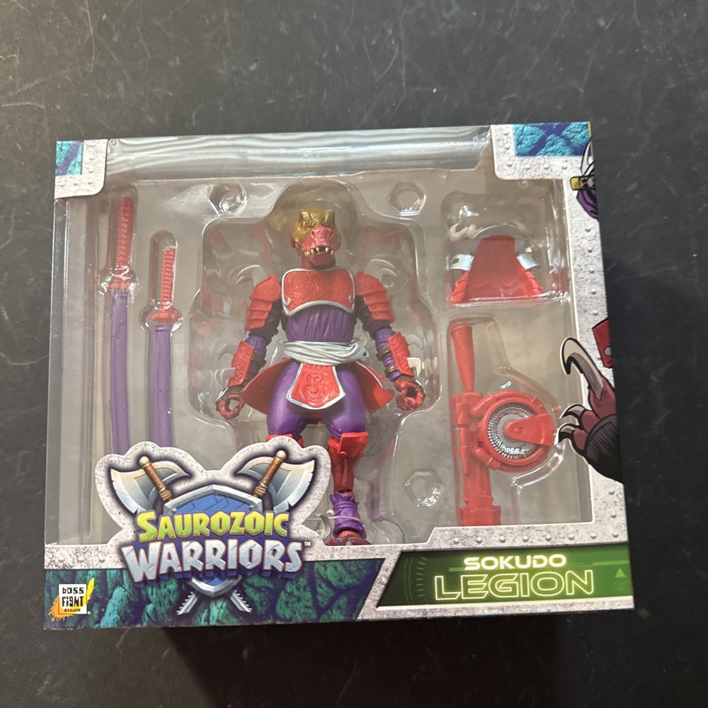 Saurozoic Warriors Sokudo Legion Raptor Action Figure Boss Fight Studio
