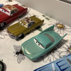 Lot of 10 Disney Pixar Cars Die Cast & Plastic And Keychain Variety!!