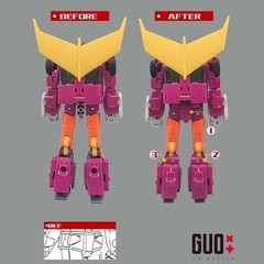 GO BETTER 3D DIY Filler Upgrade Kit For SS86 Hot Rod/40th/SG Rodimus Accessories