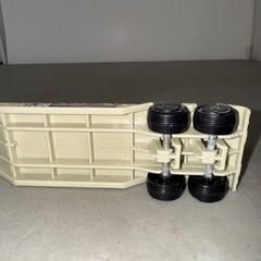 Vintage 1992 TONKA GI Joe MILITARY MACHINES Flat Bed Tractor Tráiler