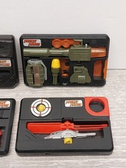 Sega Pocket Power Sets Lot of 4 Vintage 1980s Rare Army Racer Copter Survival