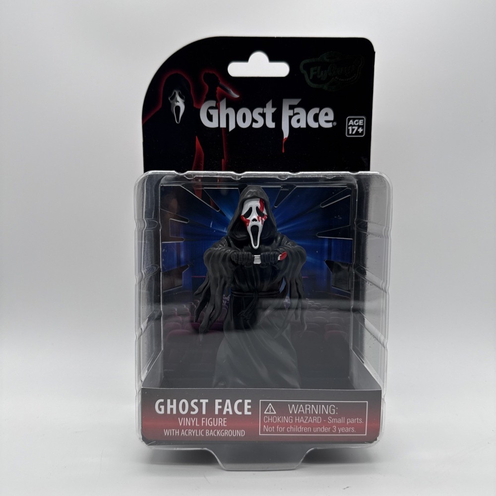 CultureFly Fly Guys GHOST FACE Vinyl Figure with Acrylic Background NEW