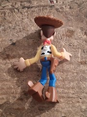 Disney Toy Story Buzz Lightyear And Woody Mini Action Figure 2002 Adjustable VTG