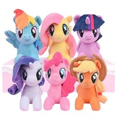 AUTHENTIC NEW My Little Pony Series Lying Down Plush Miniso Kid Gift Random 1PCs