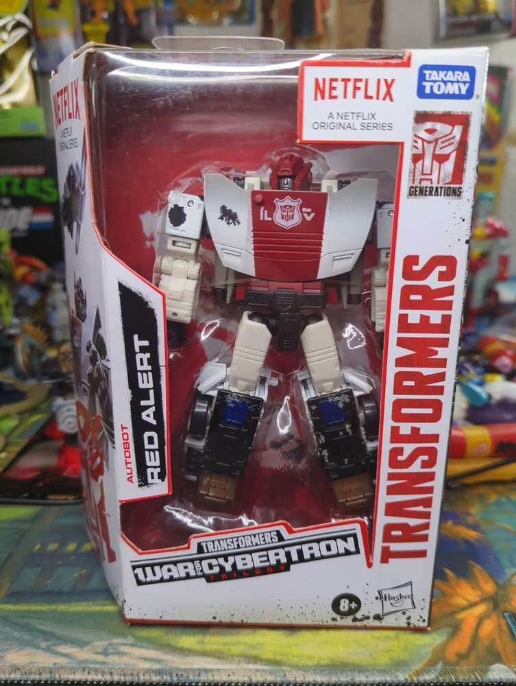 Transformers War for Cybertron Netflix Red Alert Figure Walmart Exclusive NEW!