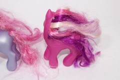 Lot of Four Hasbro Multicolor Miniature My Little Pony G3 Petal Blossom