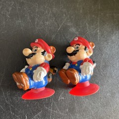 2 X Nintendo Mario Bros 3 Raccoon Tail Spring Pop Up Jumping Toy Vintage 1989
