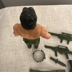 1985 Marchon M Force Military Muscle Man Snake Action Figure Weapons Vintage Lot