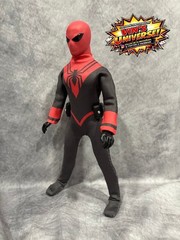 Custom 8″ Mego Scale SpiderMan Assassin Peter Parker Action Figure & NO Box