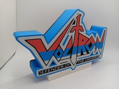 Retro Voltron Light box sign for collection display