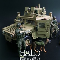 Joytoy Retrofit Custom Kit Apply To 1/18 Bbi Gijoe M1114 ARMORED HUMVEE Vehicle