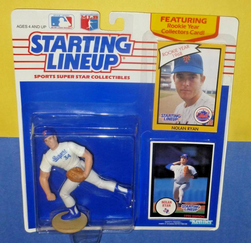 1990 NOLAN RYAN #34 1st Texas Rangers Starting Lineup 5000K HOF baseball MLB