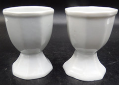 2 VTG Eggcups Thomas the Train & Andy Pandy EXC!!