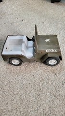 Vintage Tonka Military Green Jeep – Die Cast – 6 Inches