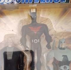 BRUCE WAYNE, BATMAN & WARHAWK JUSTICE LEAGUE UNLIMITED UNOPENED MATTEL 2008