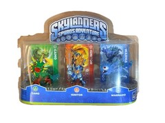 Skylanders Spyro’s Adventure 3-Pack Camo Ignitor Warnado Figures XBox PS3 NIOB